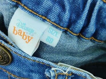 sinsay spodnie z szerokimi nogawkami: Spodnie jeansowe, Disney, 9-12 miesięcy, stan - Bardzo dobry — 4