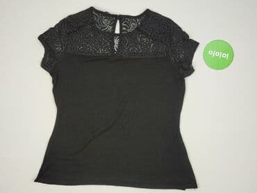 czarne t shirty damskie w serek: The Collection Debenhams, T-shirt damski, rozmiar L — 3