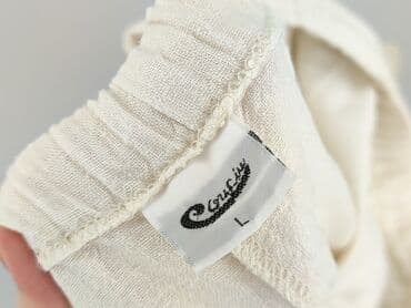 sukienka w stylu rustykalnym: Spodnie materiałowe damskie, L — 4