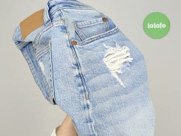 krótkie spodenki z wysokim stanem poszarpane: H&M, Szorty damskie, rozmiar S — 7