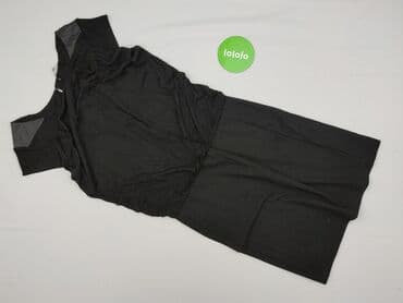 czarna sukienka ze srebrnymi wstawkami: Expresso, Sukienka damska, rozmiar M — 2