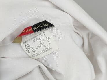 rocha john rocha koszula: White, Koszulа dla mężczyzn, L — 5