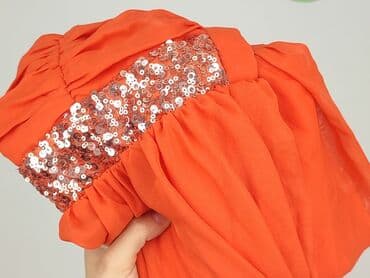 sukienki pomarańczowa na wesele: Sukienka damska, rozmiar XS — 5