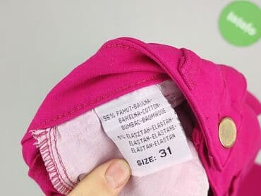 różowe jeansy damskie: Jeansy damskie, rozmiar L — 5