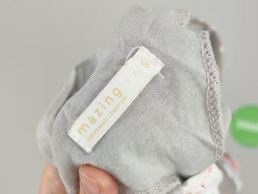 bluzki z krótkim rękawem plus size: T-shirt damski, rozmiar S — 5