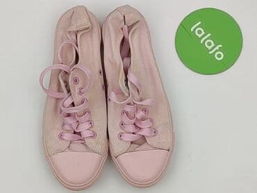 czarna sukienka i białe trampki: Trampki damskie, rozmiar 39 — 2