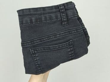 szorty z wysokim stanem czarne: Denim, Szorty damskie, M — 5