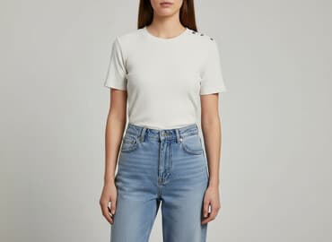 Sinsay, T-shirt damski, rozmiar XS