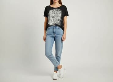 legia retro koszulka: Reserved, T-shirt damski, rozmiar M — 6