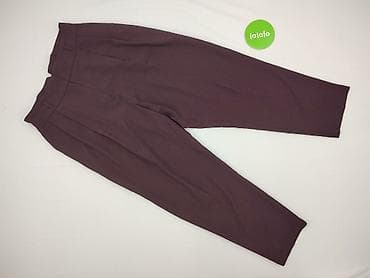 bordowy: F&F, Spodnie materiałowe damskie, rozmiar XL — 2
