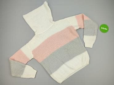 golf w prążki: Sweter damski, rozmiar S — 3