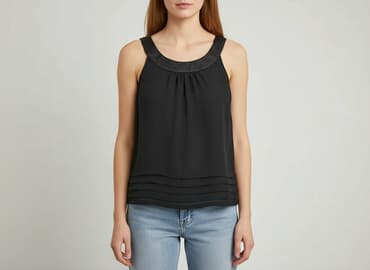 kamizelka damska krótka h m: H&M, Bluzka damska, rozmiar M — 6