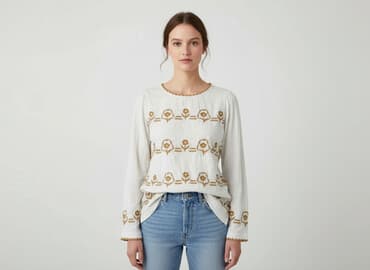 biala bluzka z dlugim rekawem: The White Company, Bluzka damska, rozmiar XS — 6