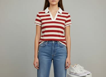 bluzki i koszule damskie lauren ralph lauren: Damska koszulka polo, rozmiar S — 5