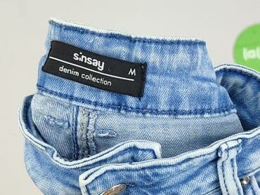 czarne krótkie spodenki sinsay: Sinsay, Szorty damskie, rozmiar M — 4