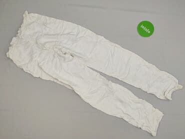 spodnie marszczone w pasie: PrettyLittleThing, Spodnie materiałowe damskie, S — 3