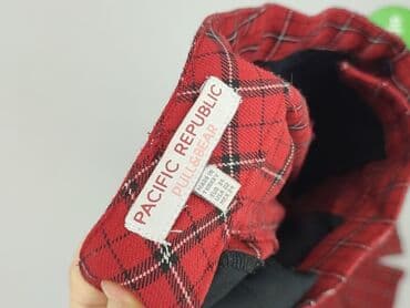 sukienka w krate czerwona: PULL&BEAR, Spodnie materiałowe damskie, XS — 4