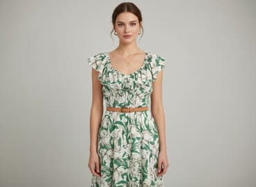 sukienka w cytryny lidl: Lilie Rose, Sukienka damska, rozmiar M — 7