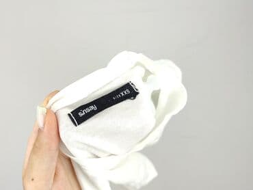 Kobiety: Sinsay, T-shirt damski, rozmiar 2XS — 4