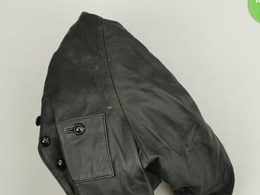 marynarka z kapturem damska: Kurtka skórzana damska, M — 5