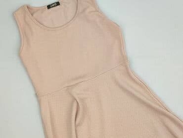 rozkloszowana sukienka z ekoskórą: Sukienka damska, rozmiar XS — 2