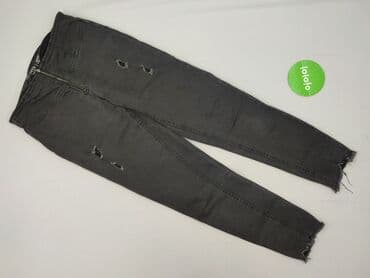jeansy damskie z wysokim stanem na gumce: Ulubione, Jeansy damskie, rozmiar S — 2