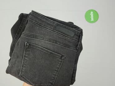 szorty z wysokim stanem czarne: H&M, Szorty damskie, rozmiar M — 6