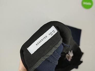 spodnie reserved denim: Spodnie materiałowe damskie, rozmiar L — 4