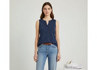 koszulka z długim rękawem h m: CAMAIEU, Top damski, rozmiar S — 8