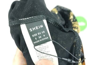 strój kąpielowy jednoczęściowy ze spódniczką: Shein, Kostium kąpielowy, rozmiar S — 4