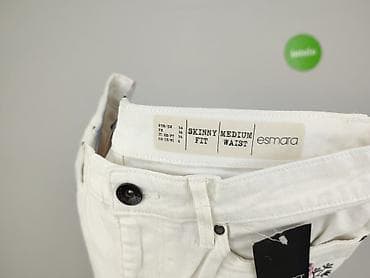biale pantofle: Esmara, Jeansy damskie, rozmiar XS — 5