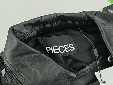 ramoneska new look: Pieces, Women`s leather jacket, size XS — 4