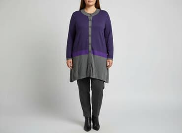 fioletowy sweter reserved: Kardigan damski, 3XL — 7