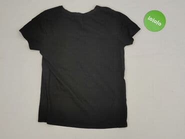 czarne koszulki damskie z nadrukiem: Футболка жіноча, розмір S — 3