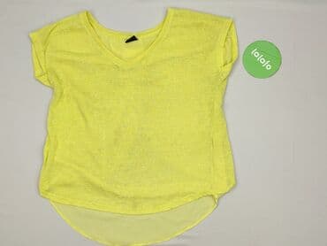 żółte bluzki z krótkim rękawem: Gina Tricot, Bluzka damska, rozmiar S — 2