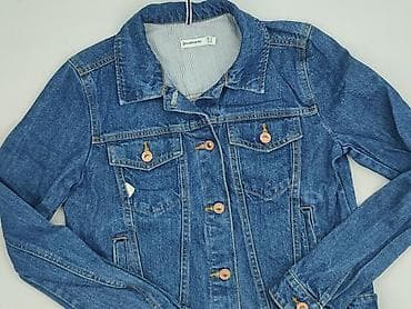 kurtka trapsar: Stradivarius, Kurtka jeansowa damska, rozmiar S — 1