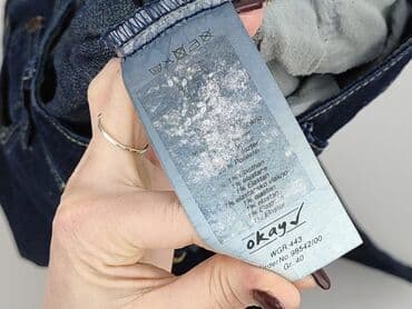 jeansy dla 60 latki: Okay, Jeansy damskie, rozmiar L — 5