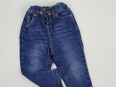 Sukienki: Spodnie jeansowe, 12-18 miesięcy, stan - Bardzo dobry — 1
