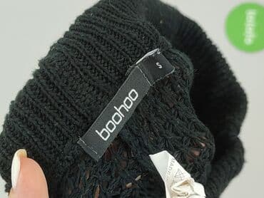 krótkie czarne spodenki materiałowe: Boohoo, Szorty damskie, rozmiar S — 4