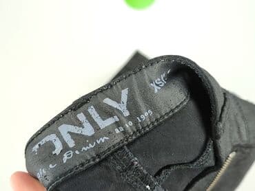 oleksy trampki czarne: ONLY, Spodnie materiałowe damskie, rozmiar XS — 4