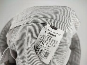 marynarka srebrna: Cross Jeans, Chinosy dla mężczyzn, L — 5