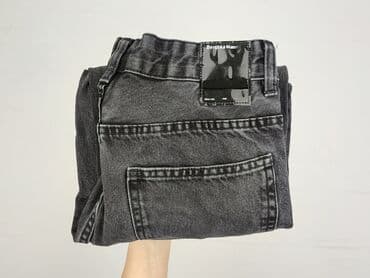 bordowe woskowane spodnie: Bershka, Jeansy dla mężczyzn, XL — 6