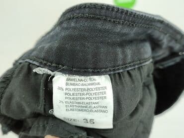 srebrne legginsy: M.Sara, Jeansy damskie, S — 5