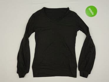 czarne bluzki dekolt v: Bluzka damska, rozmiar S — 2