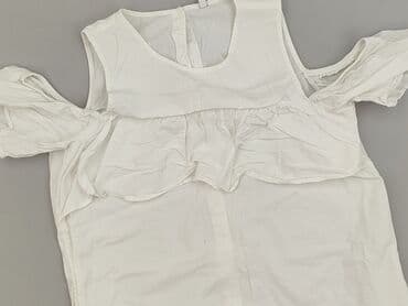 biala bluzka na jedno ramie: Bluzka damska, rozmiar M — 2