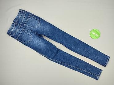 biale klapki adidas: Denim, Jeansy damskie, rozmiar S — 3