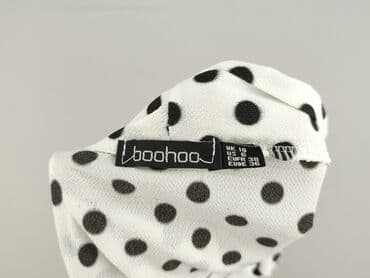 biale bluzki z kolnierzykiem: Boohoo, Bluzka damska, rozmiar M — 4