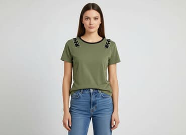 t shirt pod marynarkę: FB Sister, T-shirt damski, rozmiar S — 6