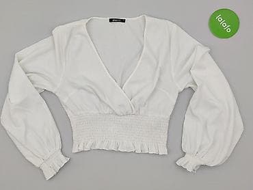 crop koszula: Gina Tricot, Bluzka damska, rozmiar 2XS — 2