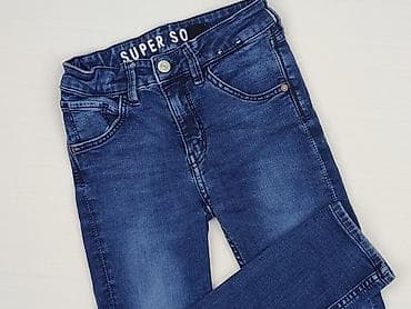 koszule windsor: Spodnie jeansowe, H&M, 9 lat, 128/134, stan - Idealny — 1